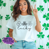 Lucky Shamrock Shirt, Sweatshirt & Hoodie – Minimalist St. Patrick’s Day Tee