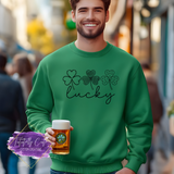 Lucky Shamrock Shirt, Sweatshirt & Hoodie – Minimalist St. Patrick’s Day Tee