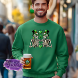 Lucky Skeletons Shirt, Sweatshirt & Hoodie – St. Patrick’s Day Gothic Aesthetic Tee