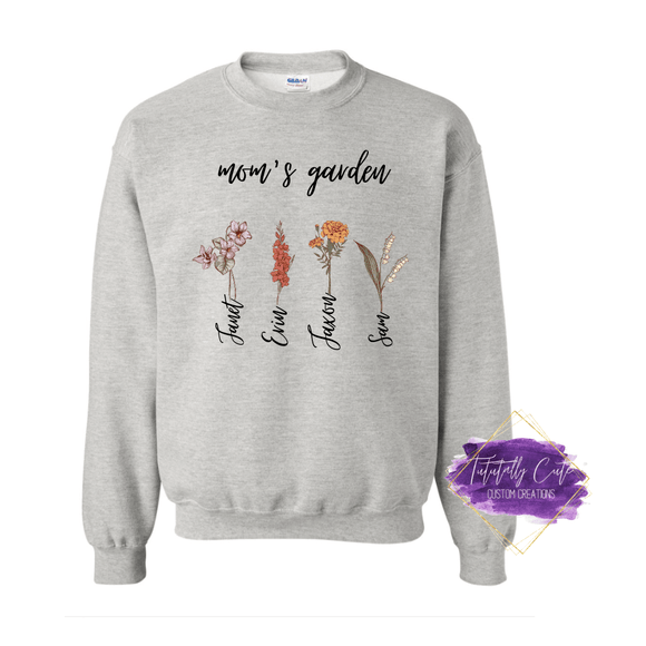 Grandma's Garden Sweatshirt and T's - Tututally Cute Custom Creations 