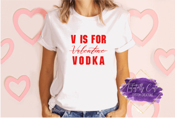 Valentine Apparel Collection, v is for vodka