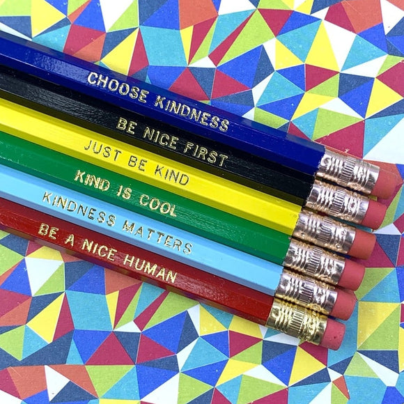 Kindness Pencil Set - Tututally Cute Custom Creations 