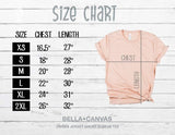 Shirt Size Chart