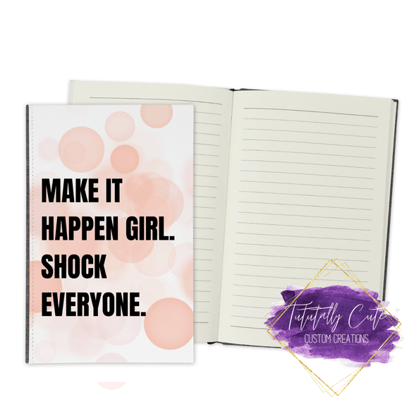 Shock Everyone  Journal - Notebook - Tututally Cute Custom Creations 