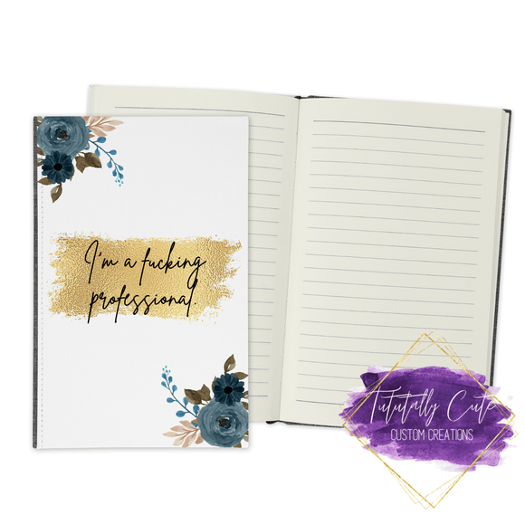 Professional Journal - Notebook - Tututally Cute Custom Creations 
