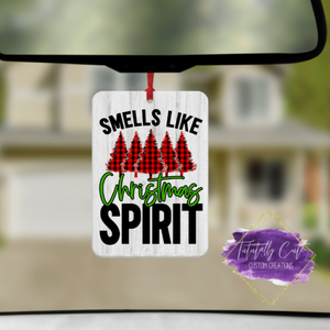 Christmas Spirit Air Freshener - Tututally Cute Custom Creations 