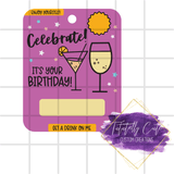 Birthday Theme Money Card - Tututally Cute Custom Creations 