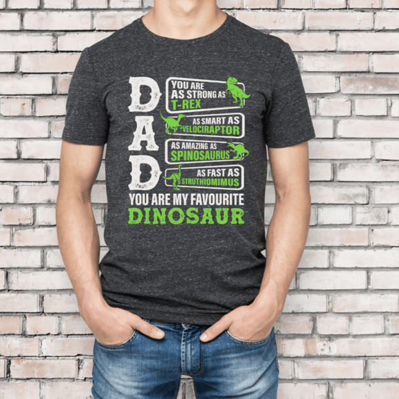 Dad Dinosaur Shirt - Tututally Cute Custom Creations 