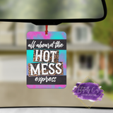 Hot Mess Express Air Freshener - Tututally Cute Custom Creations 