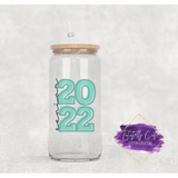 16oz Glass Can - Graduation - Tututally Cute Custom Creations 