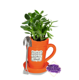 Mother's Day Flower Pot Mug/Planter - Tututally Cute Custom Creations 