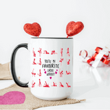 Valentine's Day Mug (Favourite Cardio Workout) - Tututally Cute Custom Creations 