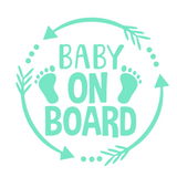 Baby On Board Decal - Tututally Cute Custom Creations 