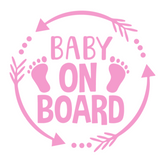 Baby On Board Decal - Tututally Cute Custom Creations 