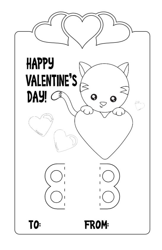 Colouring Valentine Cards - Tututally Cute Custom Creations 