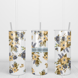 I'm Not For Everyone Floral Tumbler - Tututally Cute Custom Creations 