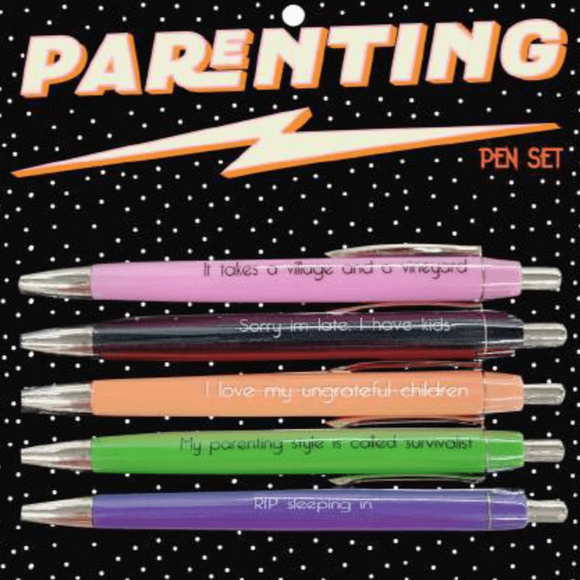 Parenting Pen Set - Tututally Cute Custom Creations 