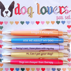 Dog Lovers Pen Set - Tututally Cute Custom Creations 
