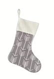 Grey Patterned Christmas Stockings - Tututally Cute Custom Creations 