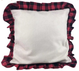 Plaid Trim Pillow - Tututally Cute Custom Creations 