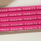 F*ck F*cking F*ckity F*ck Pencil Set - Tututally Cute Custom Creations 
