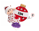 Baby's First Christmas Ornament - Tututally Cute Custom Creations 