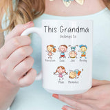 Grandkids Mug - Tututally Cute Custom Creations 